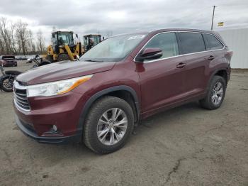  Salvage Toyota Highlander