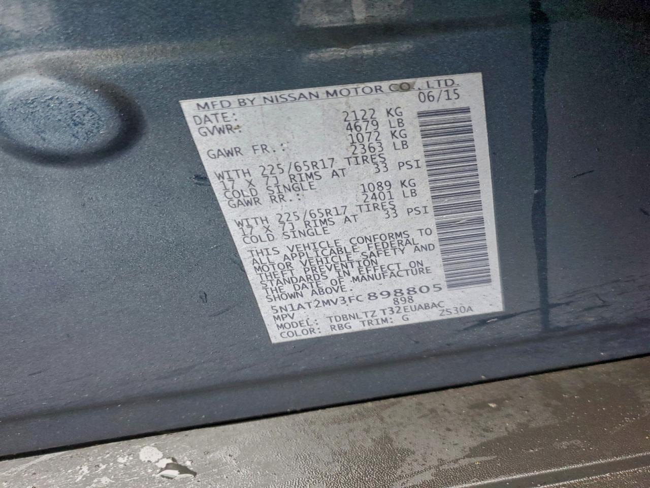 Nissan Rogue S Image 11