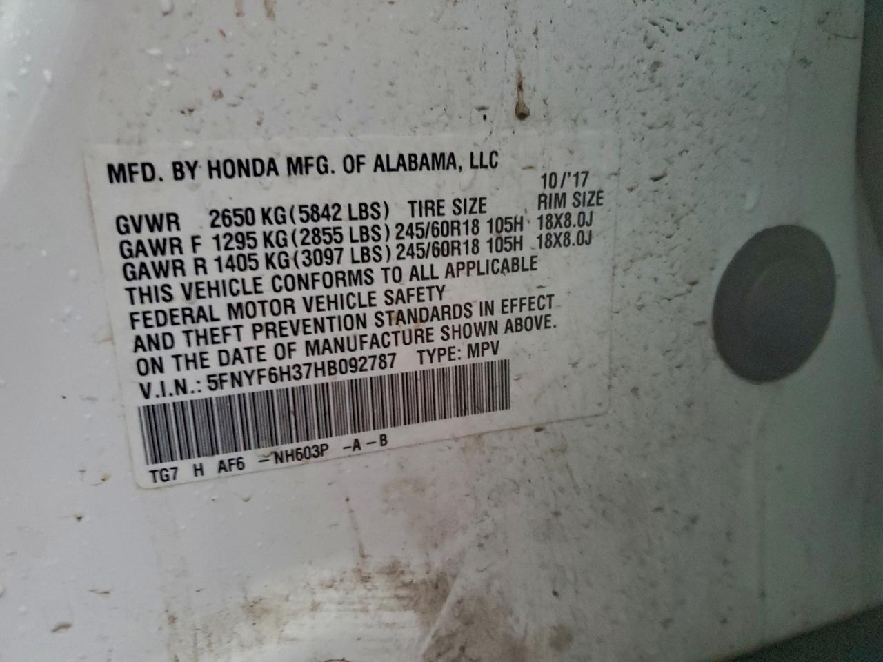 Honda Pilot Ex Image 12