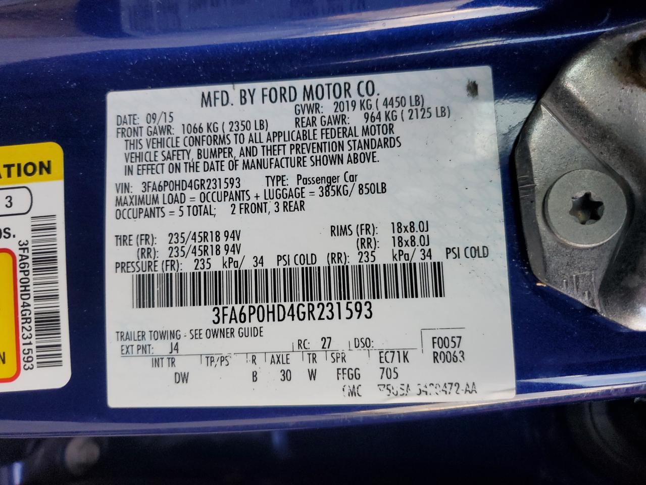 Ford Fusion Se Image 11