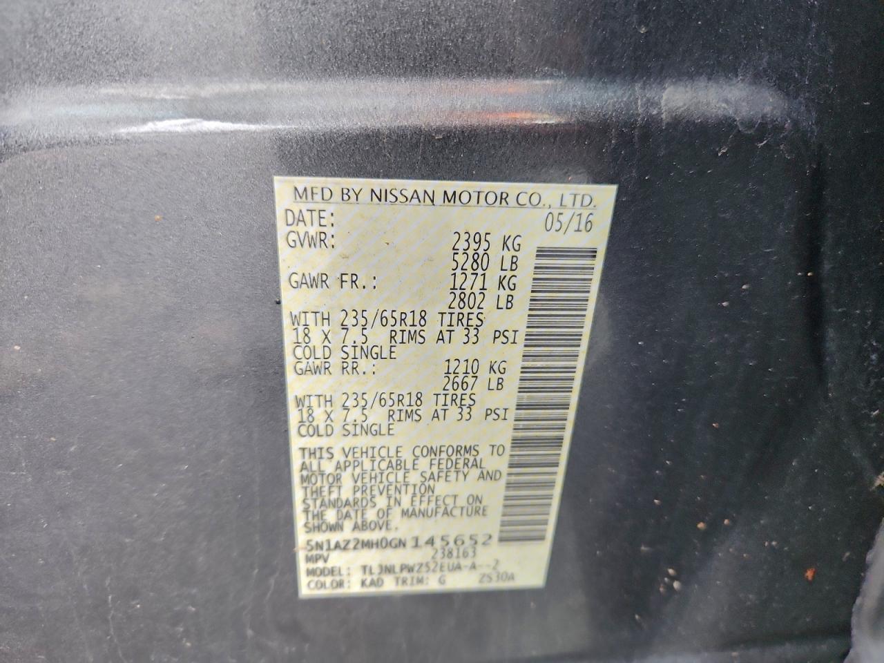 Nissan Murano S Image 6