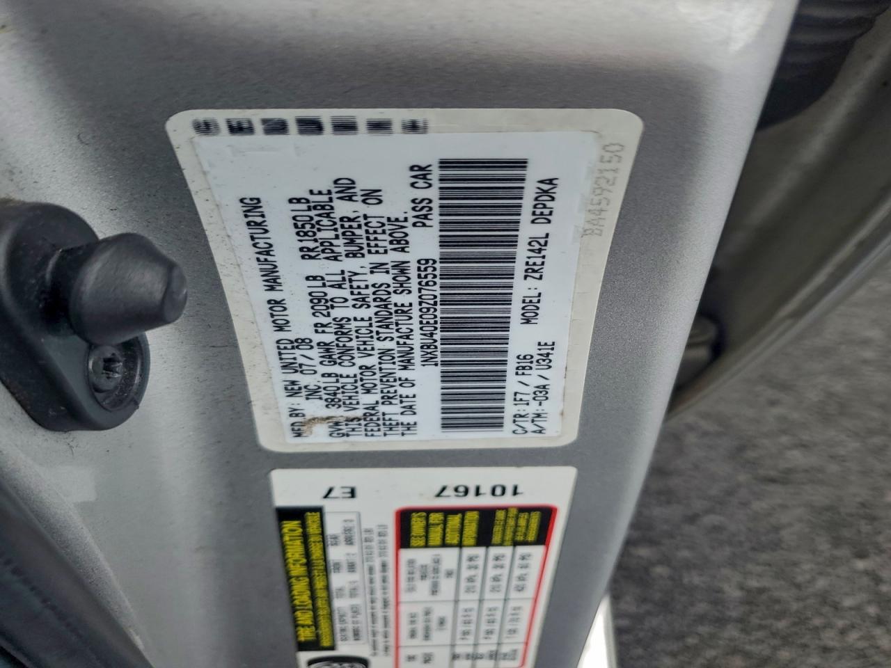 Toyota Corolla Base Image 7