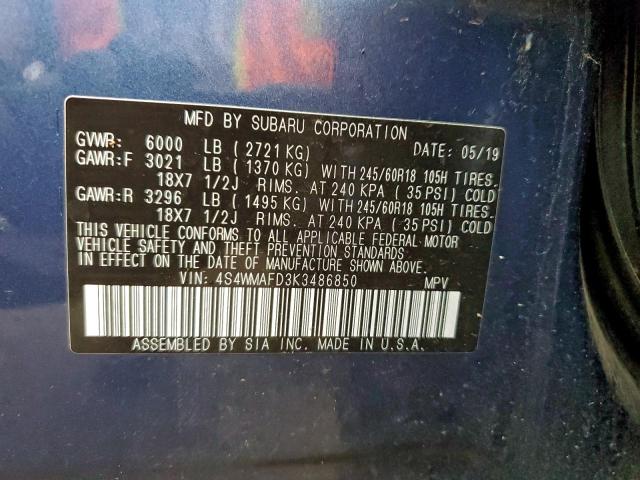 Subaru Ascent Premium Image 10