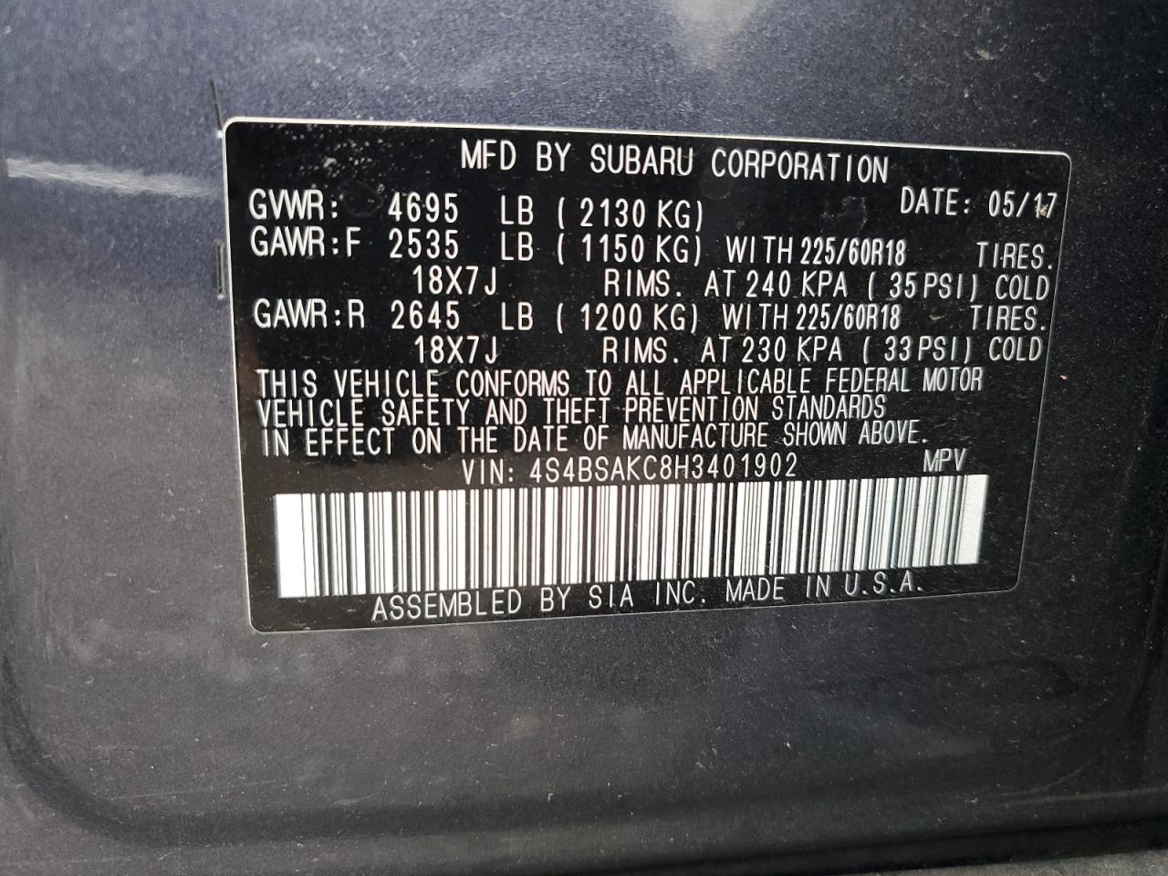 Subaru Outback 2.5i Limited Image 11