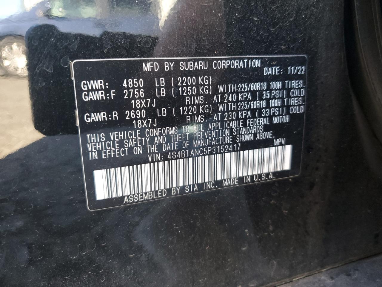 Subaru Outback Limited Image 5