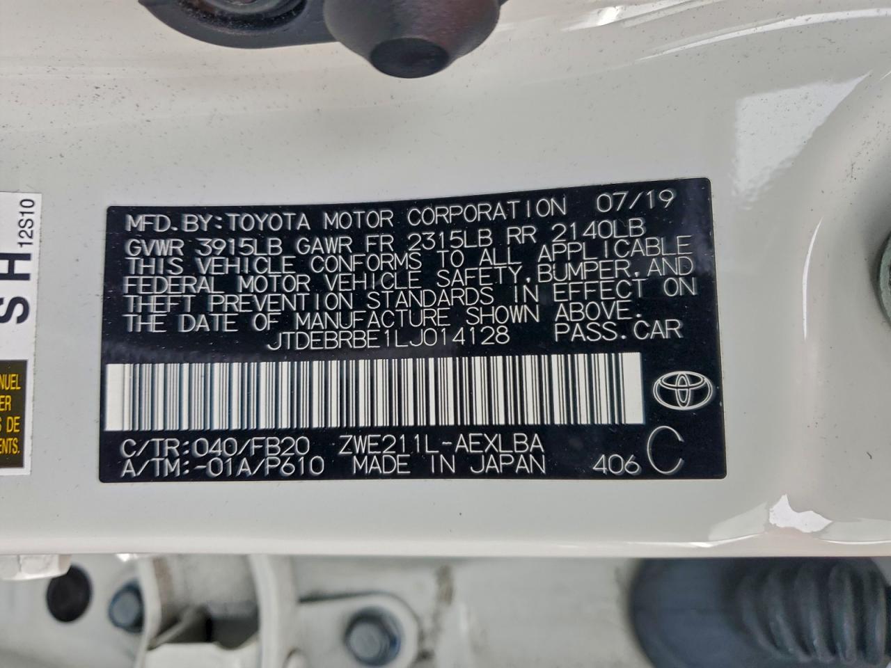 Toyota Corolla Le Image 2