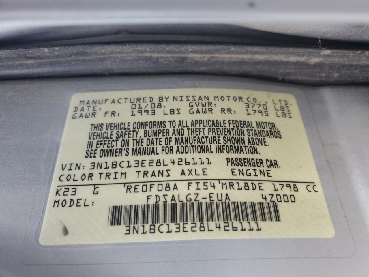 Nissan Versa S Image 7