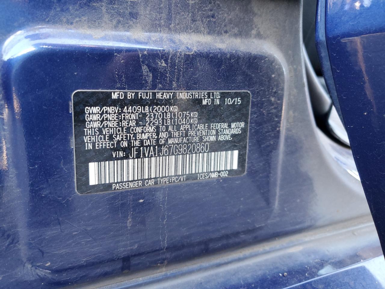 Subaru WRX Limited Image 9