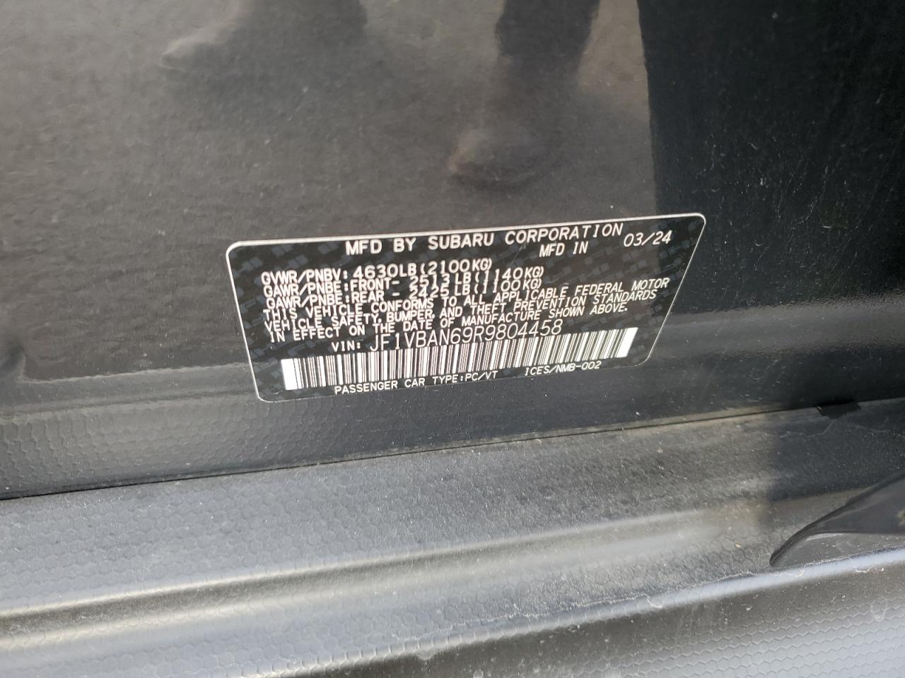 Subaru WRX Limited Image 12