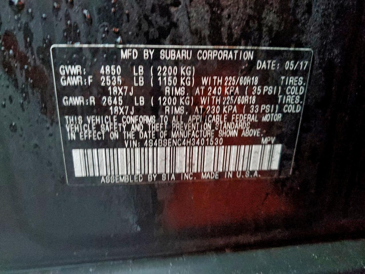 Subaru Outback 3.6r Limited Image 5