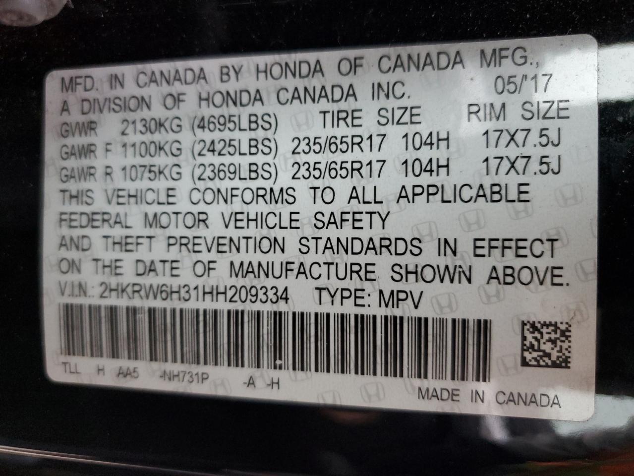 Honda Crv Lx Image 7