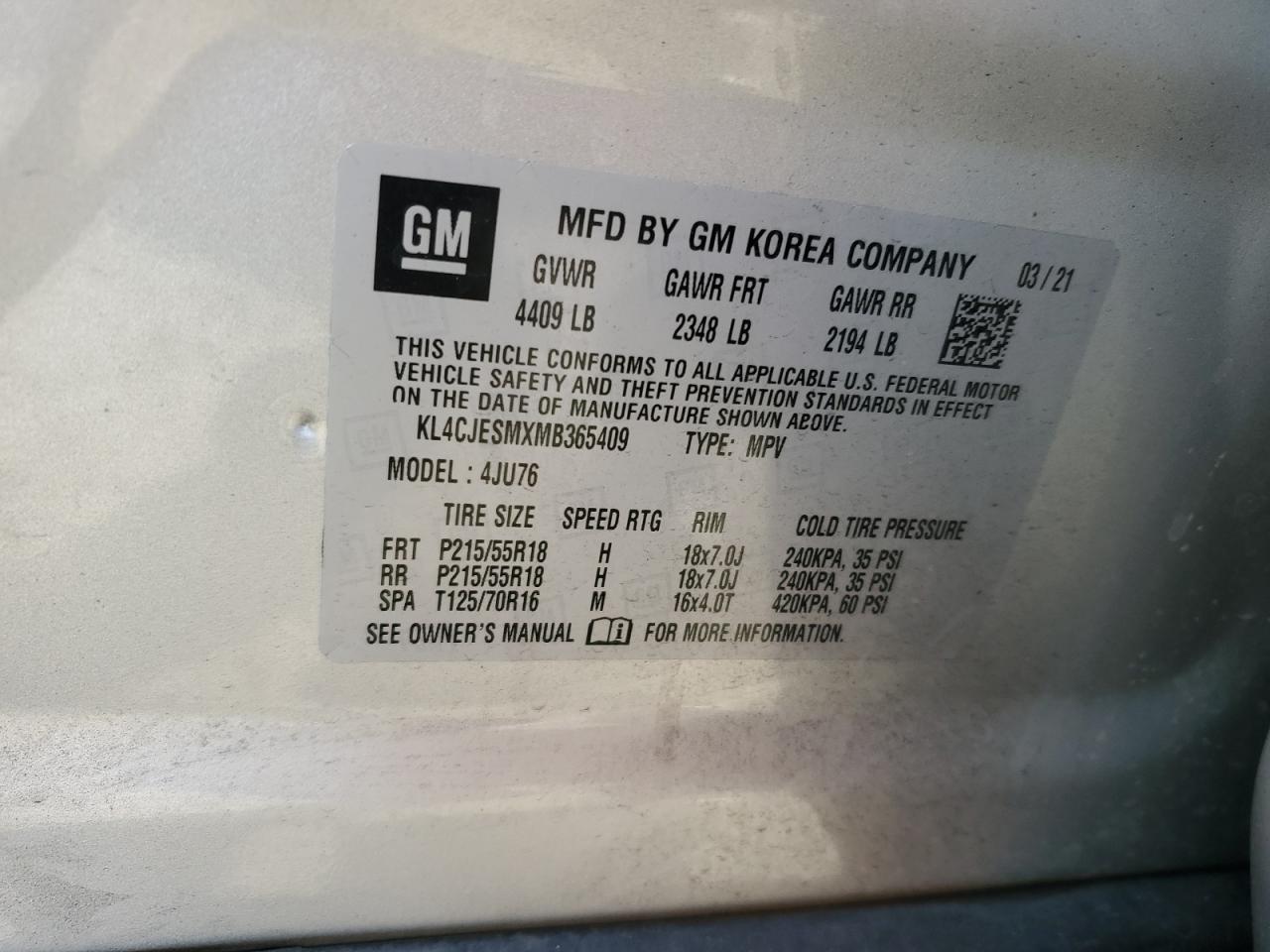 Buick Encore Preferred Image 12