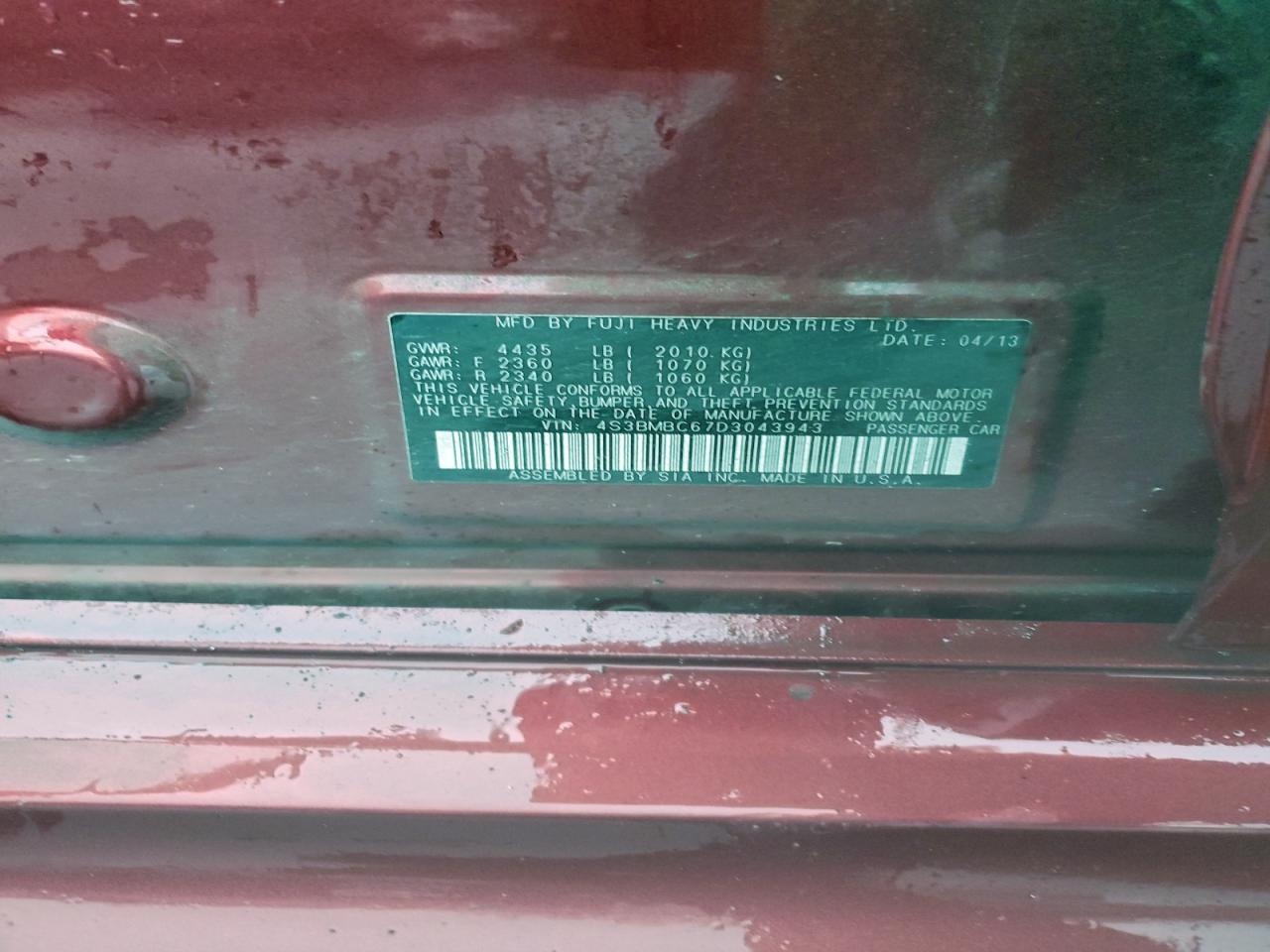 Subaru Legacy 2.5i Premium Image 12