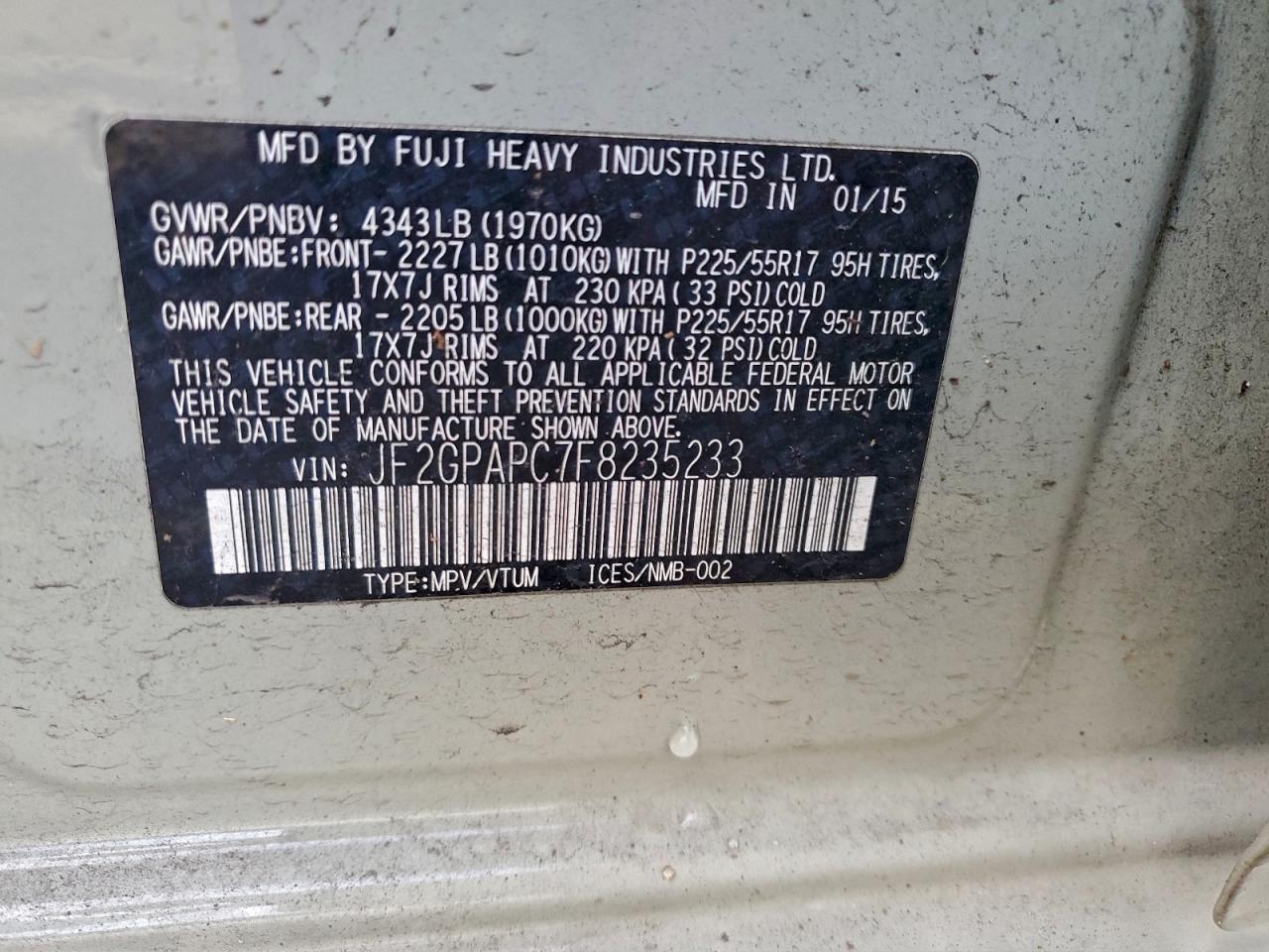 Subaru Xv 2.0 Limited Image 7