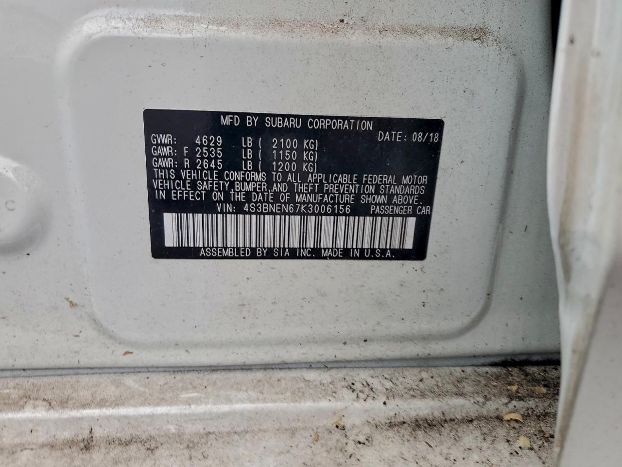 Subaru Legacy 3.6r Limited Image 11