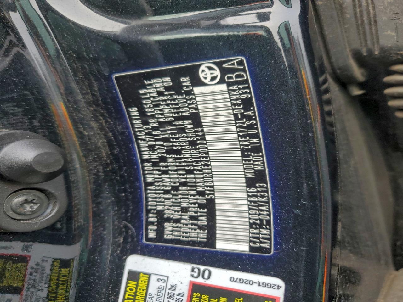 Toyota Corolla L Image 8