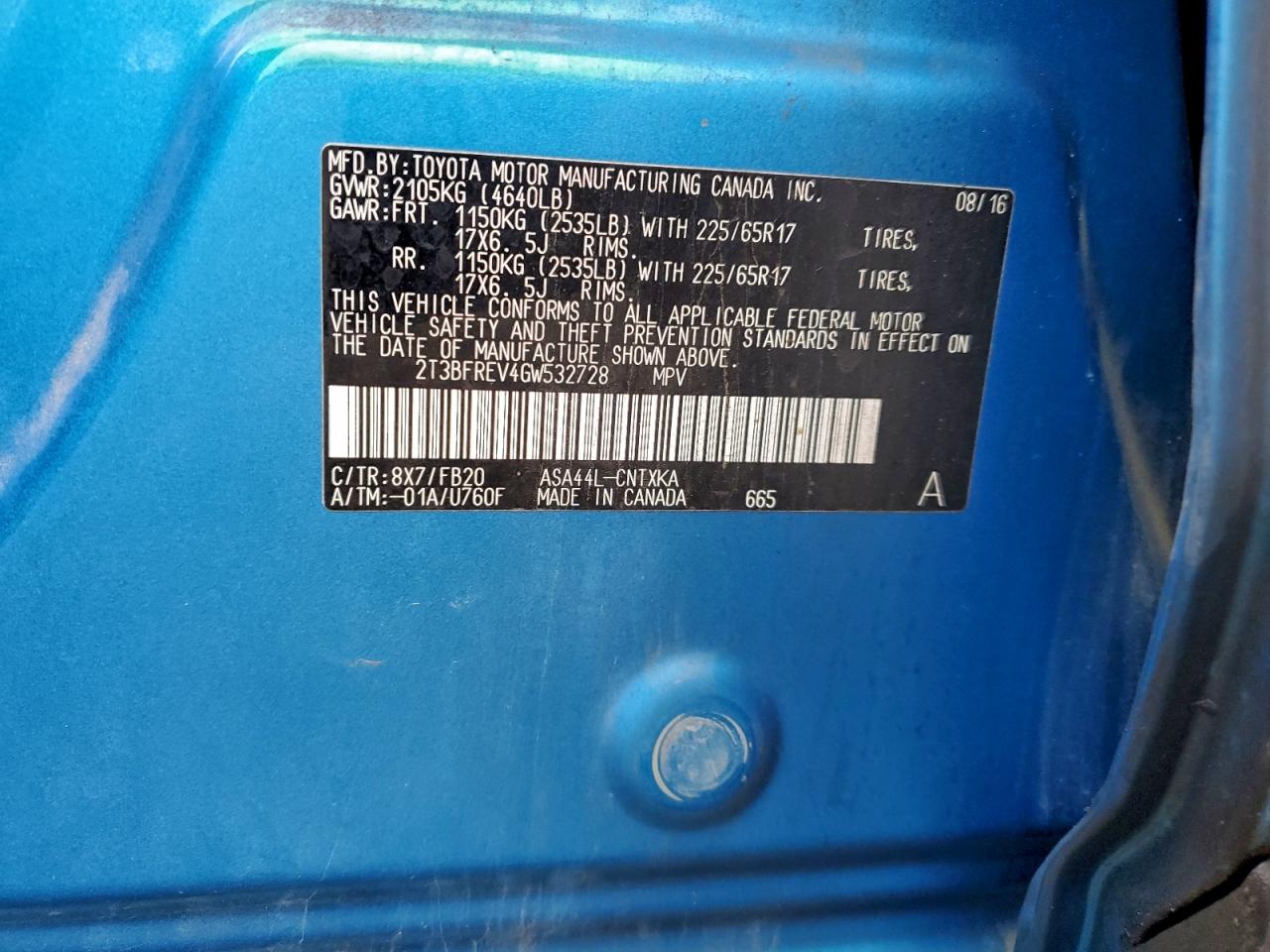 Toyota RAV4 Le Image 5