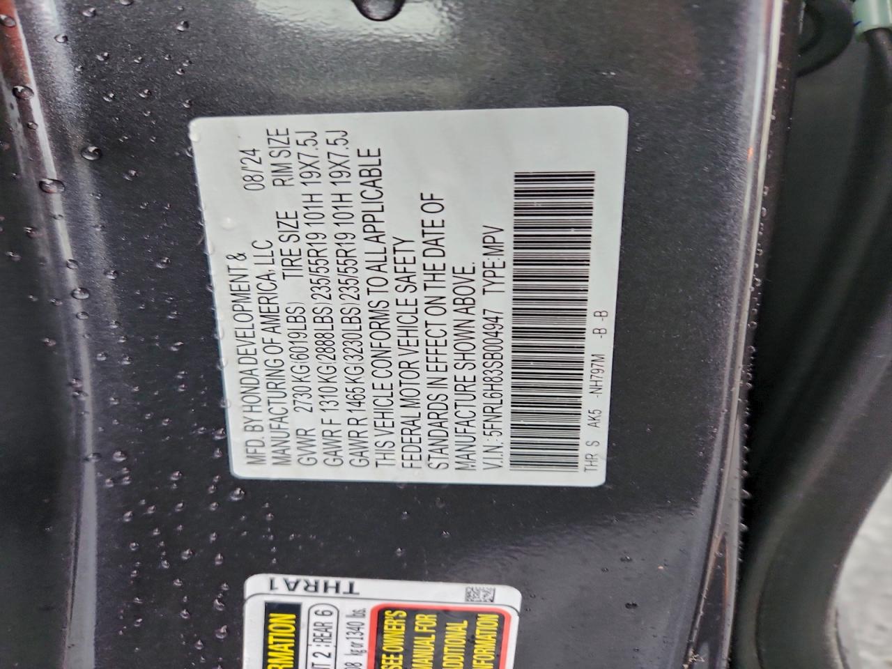 Honda Odyssey Touring Image 11