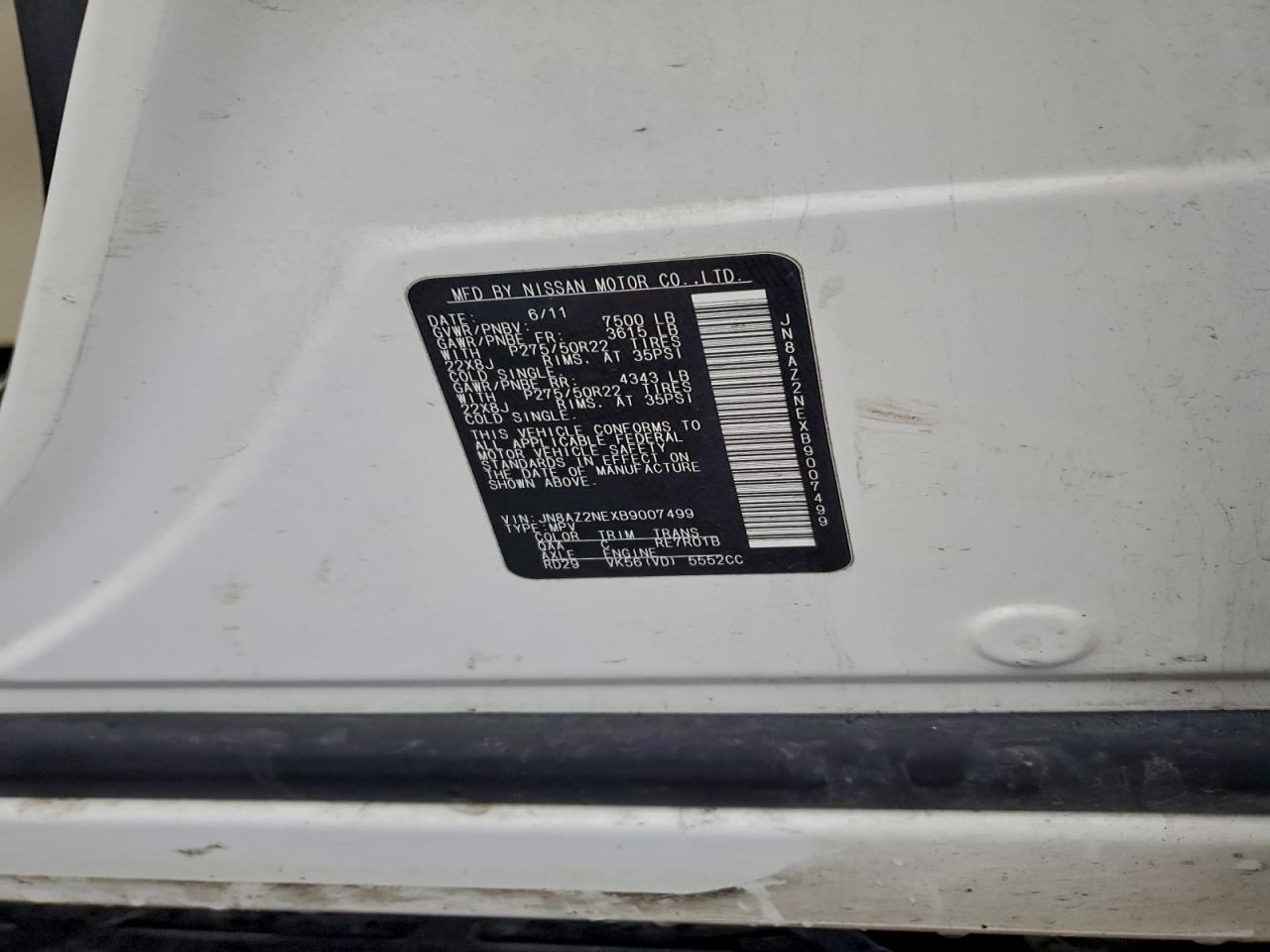 INFINITI Qx Image 11