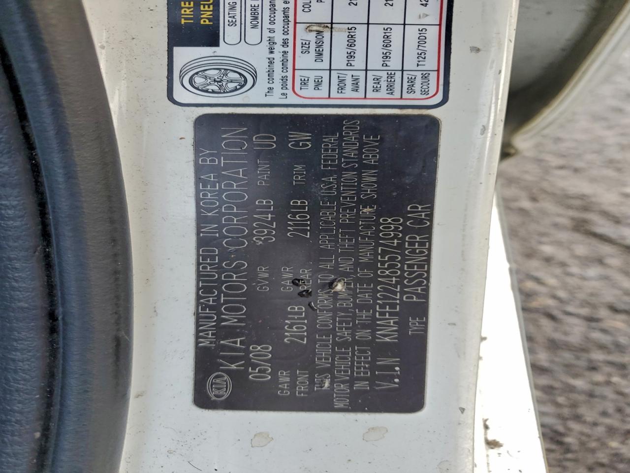 Kia Spectra Ex Image 2