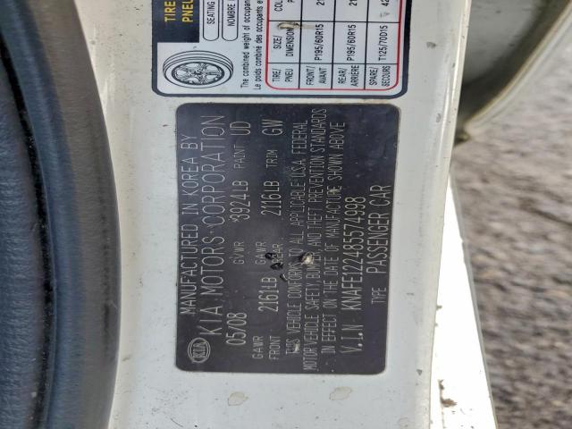 Kia Spectra Ex Image 2