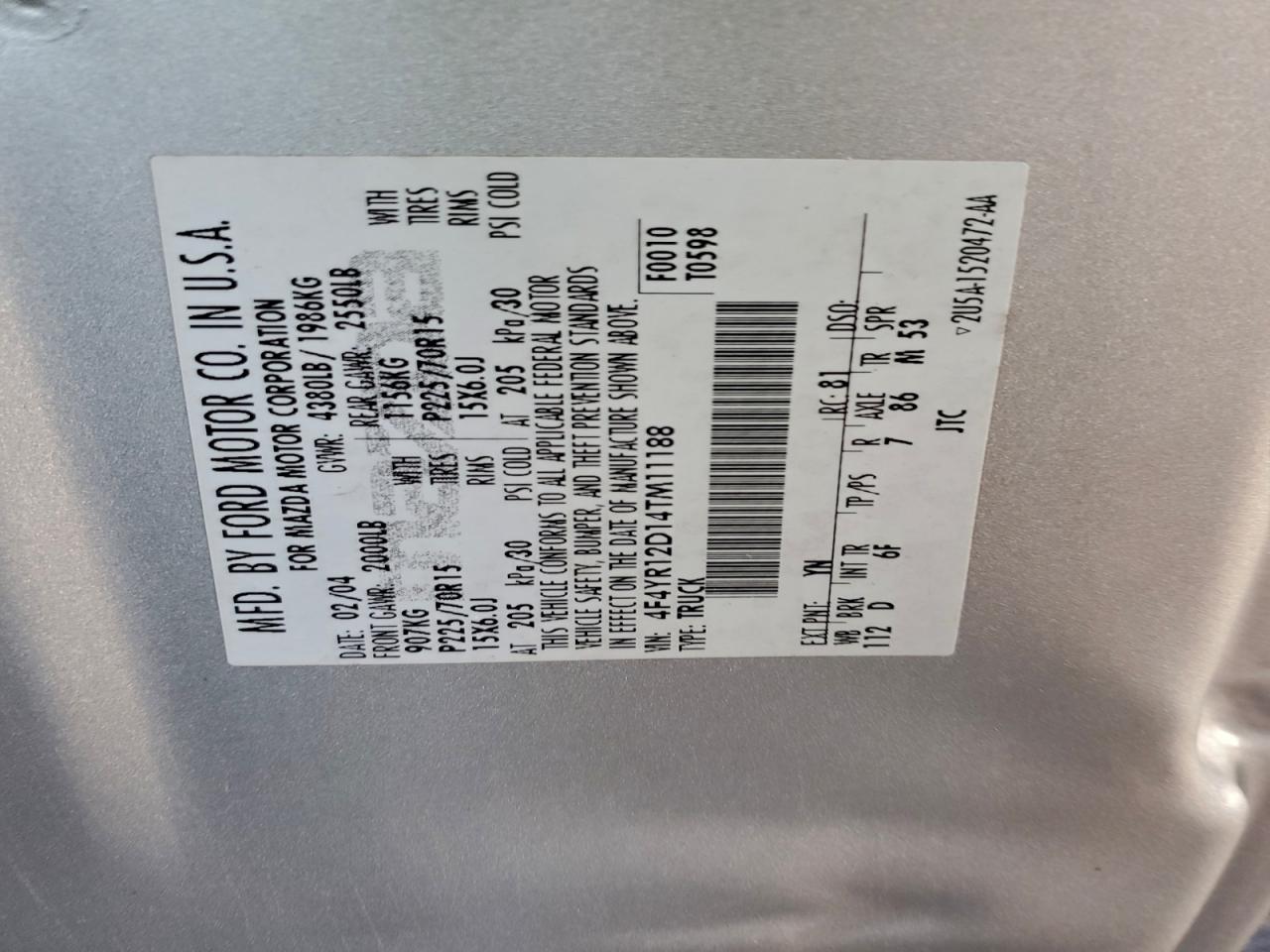 Mazda B Series Image 9