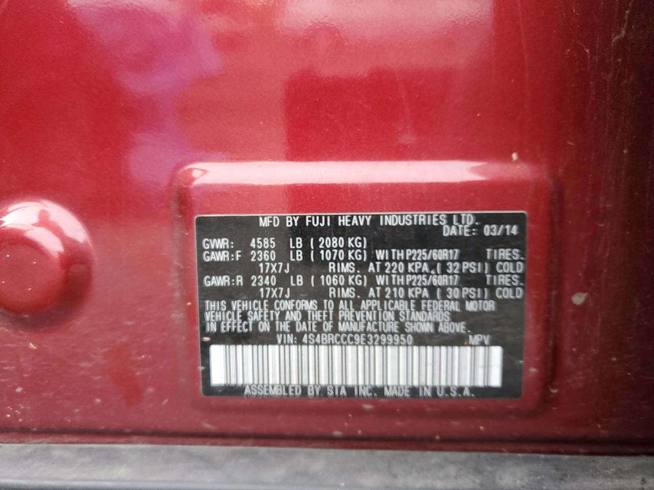 Subaru Outback 2.5i Premium Image 8