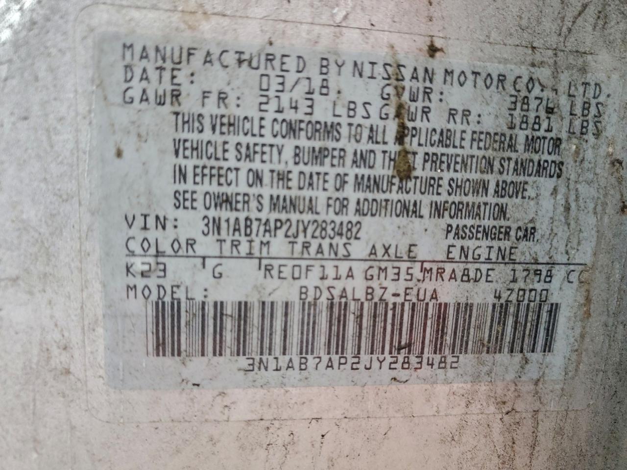 Nissan Sentra S Image 12