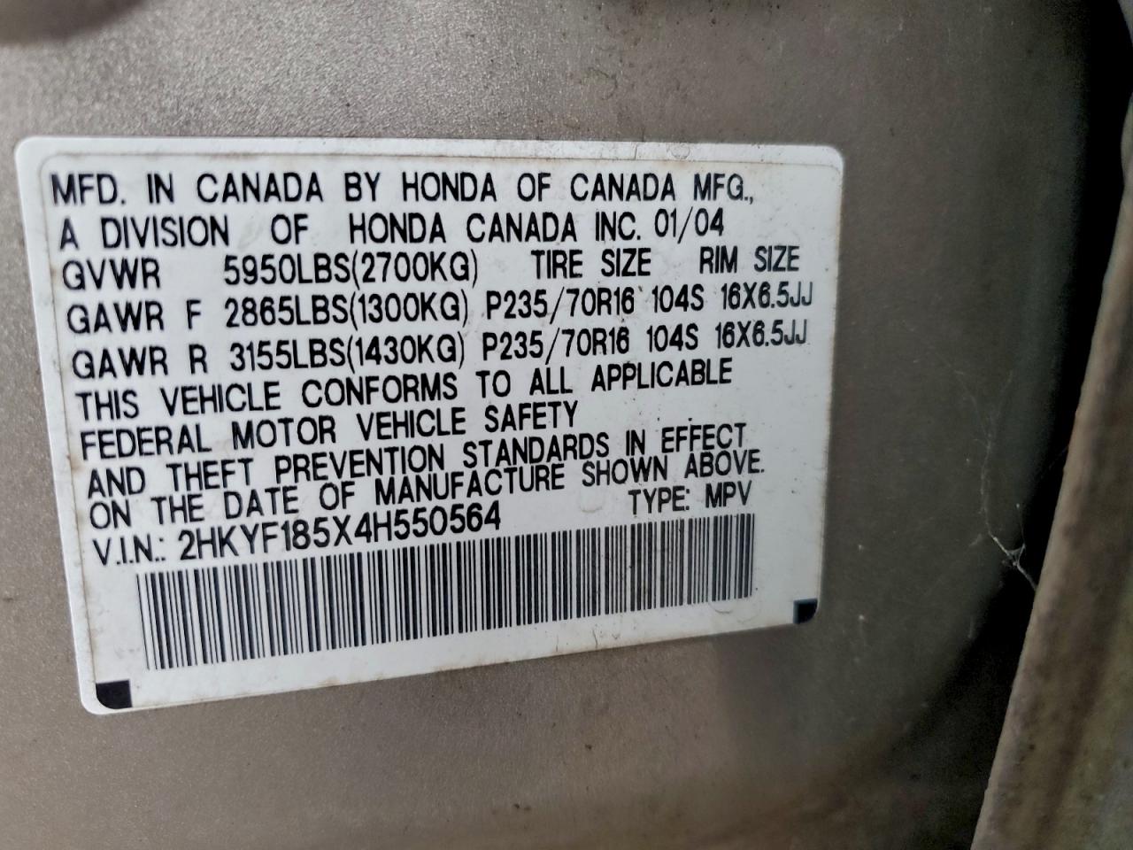 Honda Pilot Exl Image 3