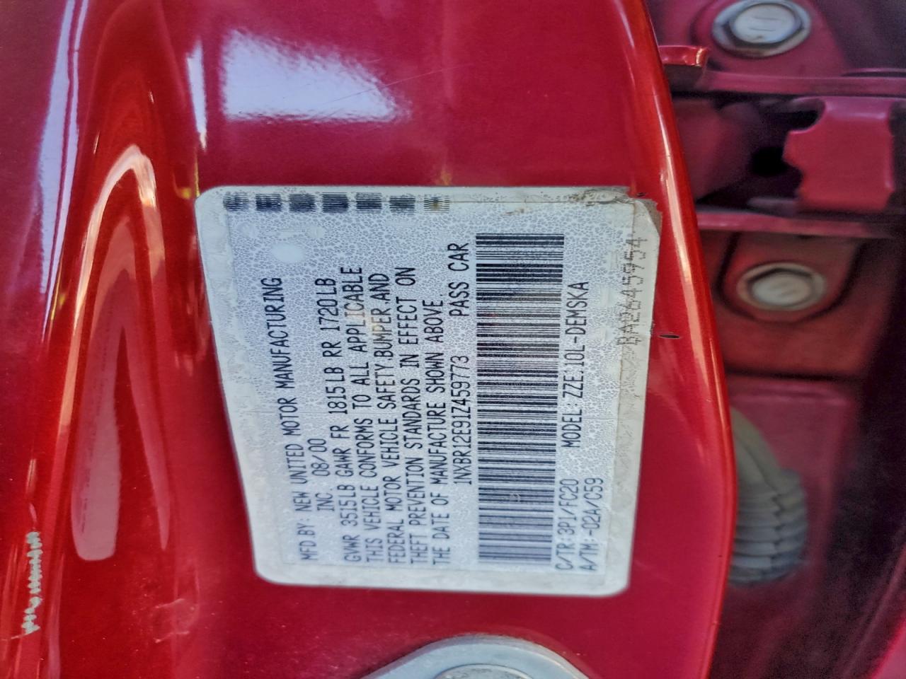 Toyota Corolla Ce Image 8