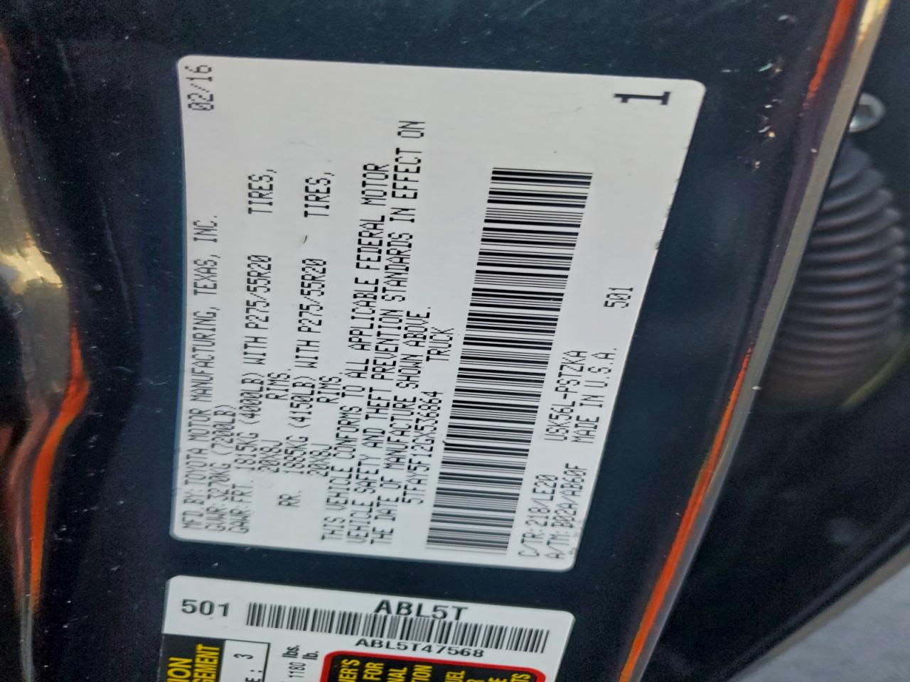 Toyota Tundra Crewmax 1794 Image 5