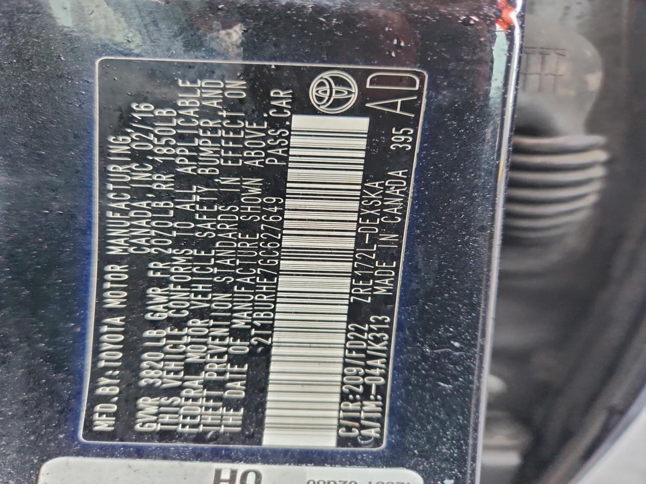 Toyota Corolla L Image 12